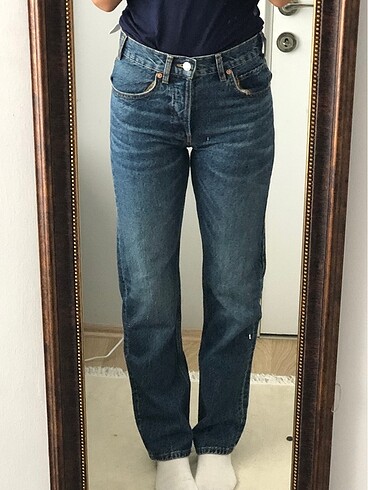 mango straight jean