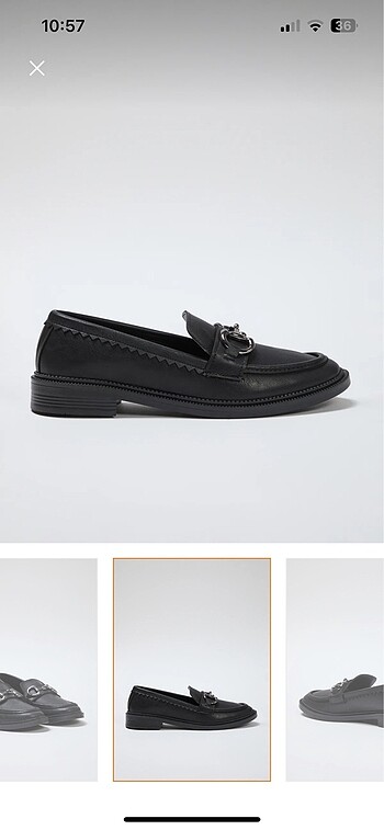 37 Beden loafer ayabbı