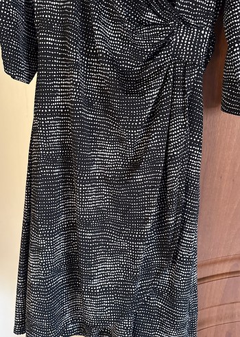 Siyah beyaz elbise - Görsel 4