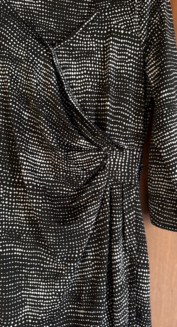 Siyah beyaz elbise - Görsel 2