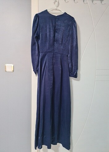 36 Beden lacivert Renk Trendyol modest uzun elbise
