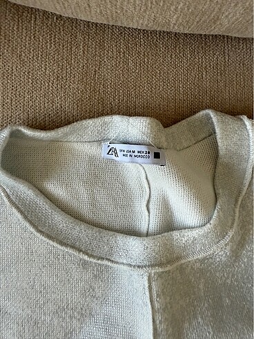 m Beden beyaz Renk Metalik sweatshirt