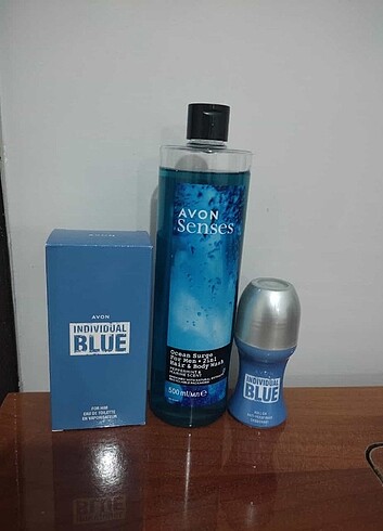Avon INDUVAL BLUE ERKEK PARFÜM SETI