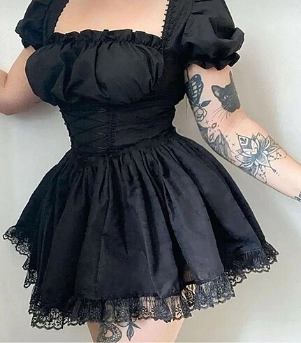 Diğer Lolita Gothic Elbise