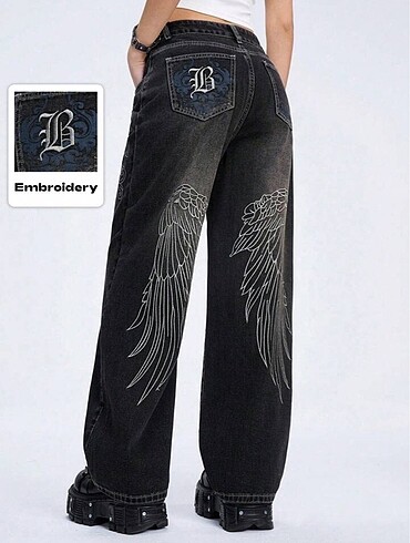 Y2k Grunge Punk Baggy Oversize Pantolon