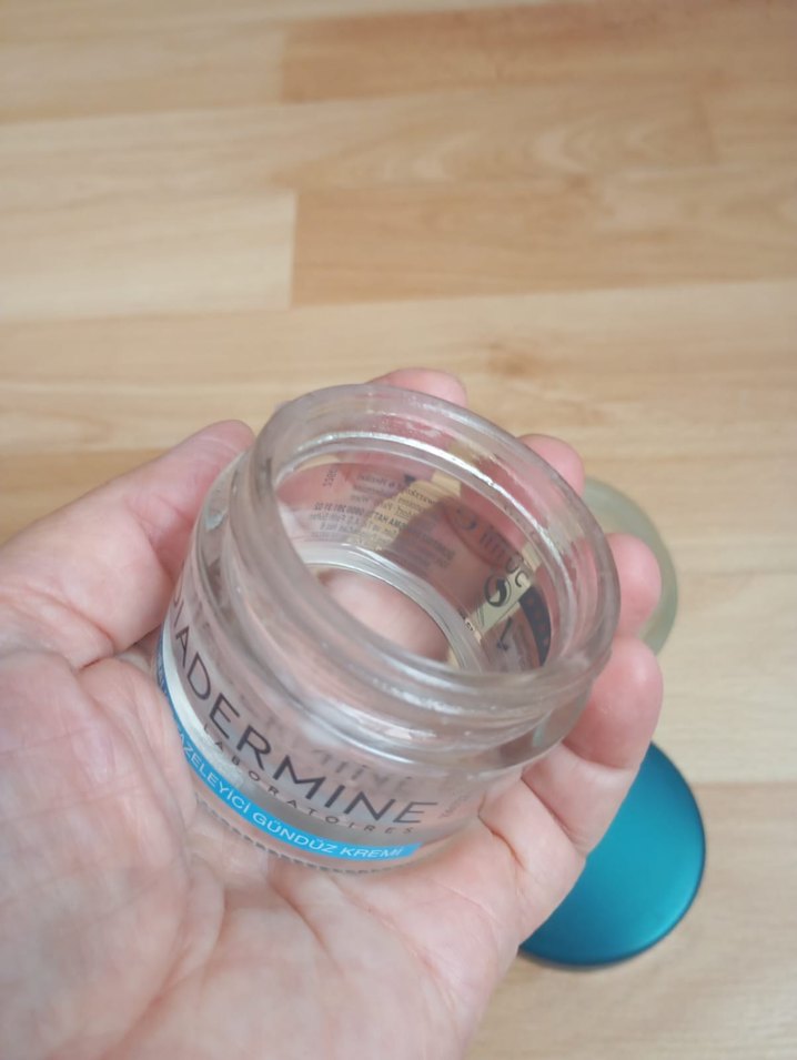 Mavi Kapaklı ve Beyaz Kapaklı cam boş kavanoz - Görsel 3