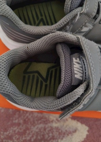 28 Beden Nike Erkek Çocuk Gri Sneaker Velcro