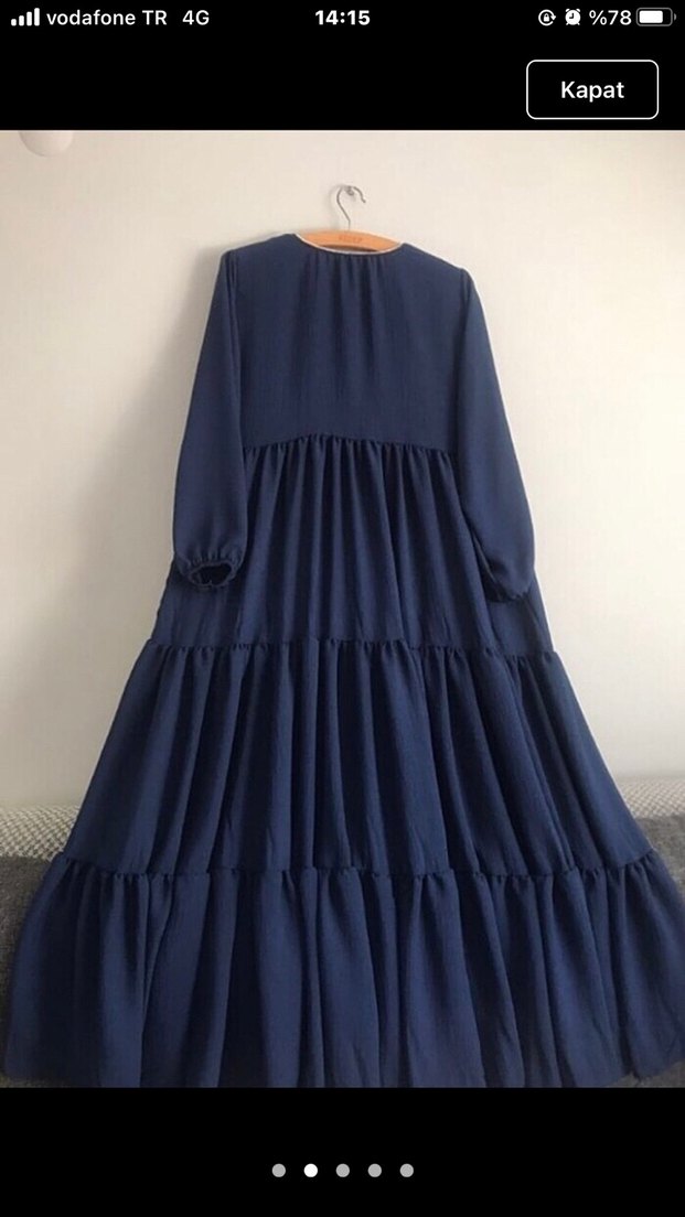 Ayrobin kumaş elbise - Görsel 2