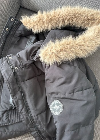l Beden Pull and Bear Kürklü Kadın Kışlık Mont