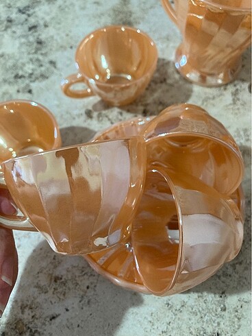 Fincan takımı- Sütlük- Şekerlik - Görsel 2