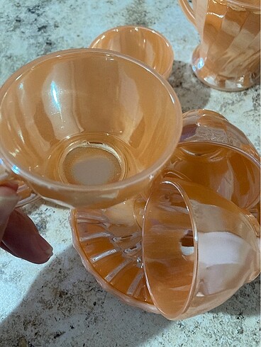 Fincan takımı- Sütlük- Şekerlik - Görsel 3