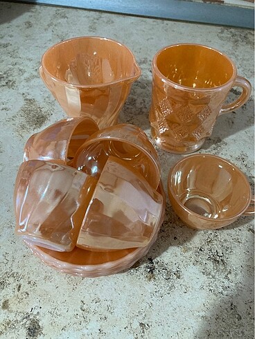 Fincan takımı- Sütlük- Şekerlik - Görsel 8