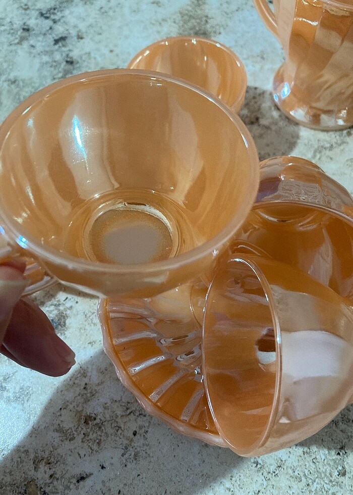 Fincan takımı- Sütlük- Şekerlik - Görsel 3