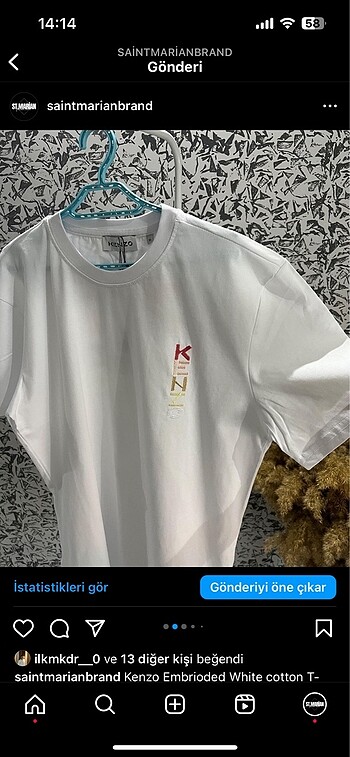 Kenzo Kenzo Beyaz T-Shirt