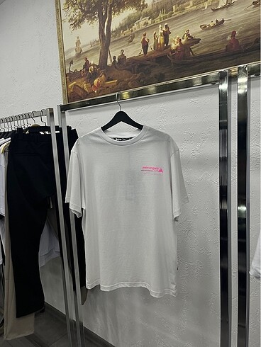 PALM ANGELS SKI CLUB WHITE TEE