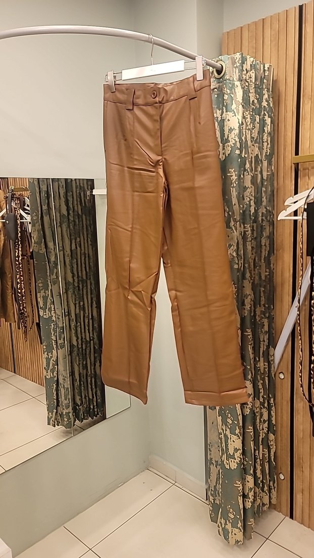 ŞARDONLU DERİ PANTALON - Görsel 2