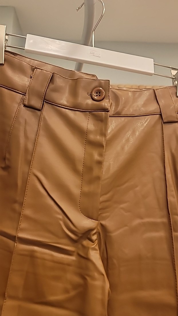 ŞARDONLU DERİ PANTALON - Görsel 3