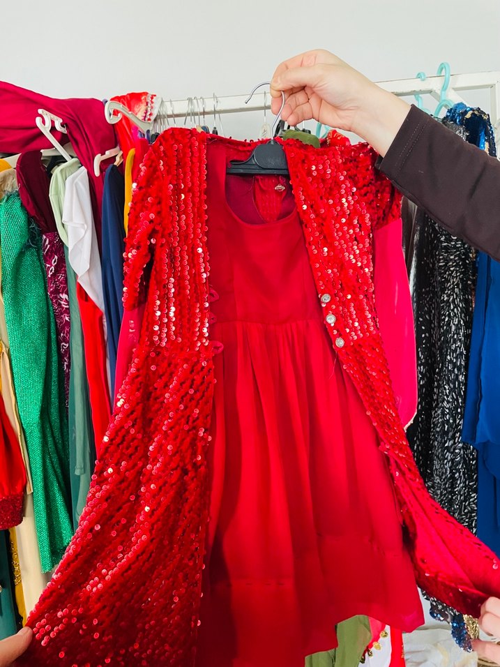 Kız çocuğu yöreseli alttan kalın dikişli - Görsel 5