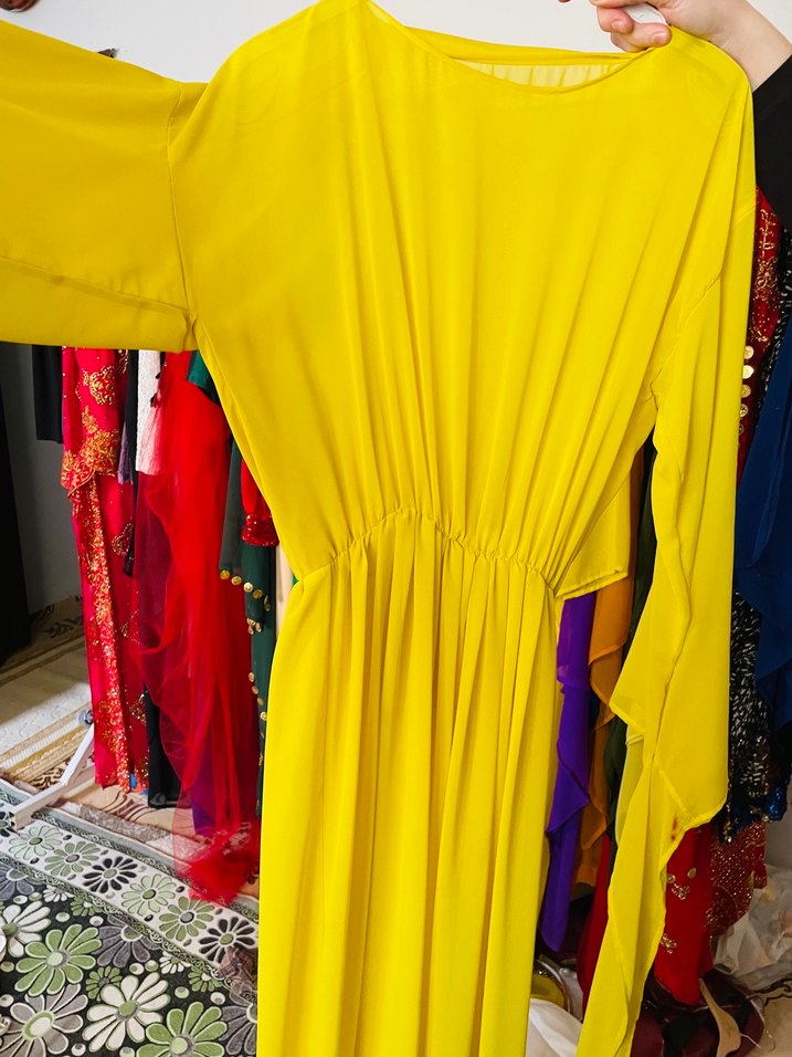 Sarı Kadın Uzun botani lastikli - Görsel 2