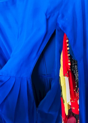 Mavi pileli botani 38 40 bedene uyumlu - Görsel 2