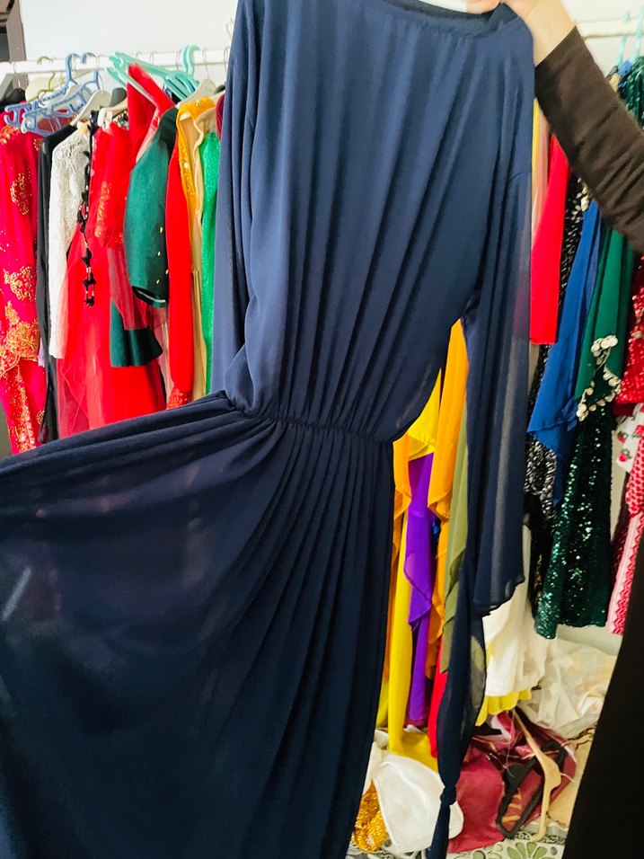 Lacivert botani yöresel standart bedendir beli lastikli - Görsel 2