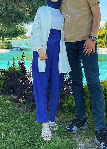 Salaş yüksek bel pantolon  - Görsel 6