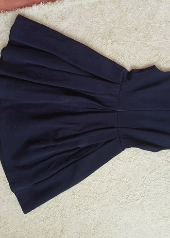 Zara Siyah Pilili Midi Elbise - Görsel 2