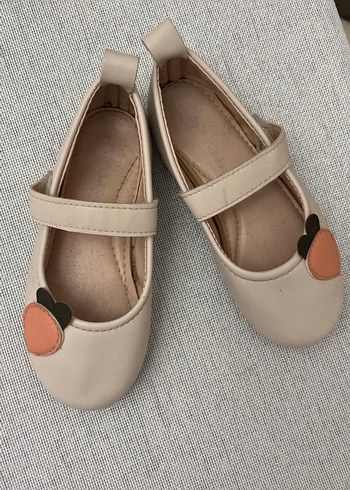 Kız Çocuk Bej Tokalı Babet - Görsel 5