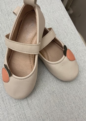 Kız Çocuk Bej Tokalı Babet - Görsel 3