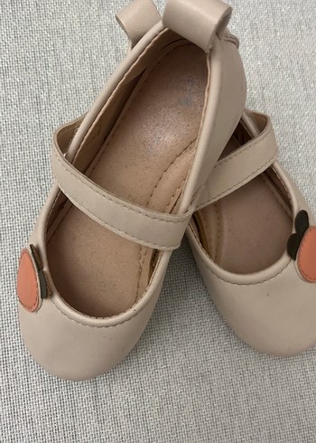 Kız Çocuk Bej Tokalı Babet - Görsel 4