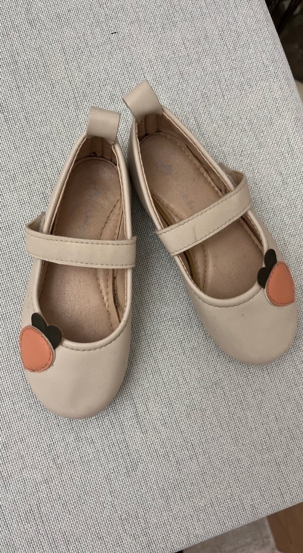 Kız Çocuk Bej Tokalı Babet - Görsel 5