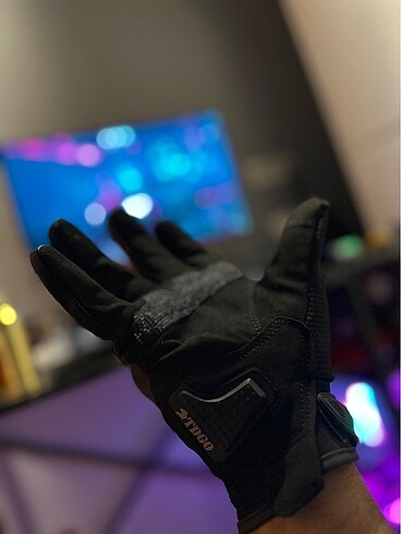 Karbon fiber korumalı motosiklet eldiveni - Görsel 3