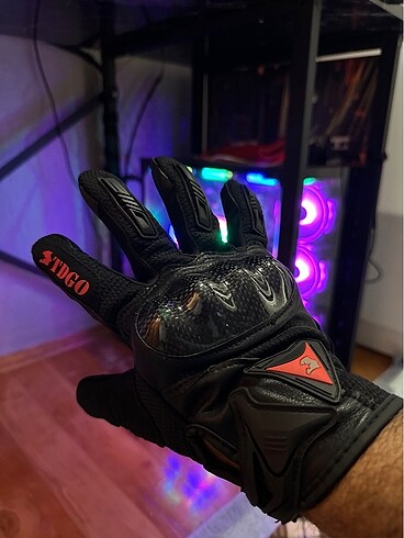 Karbon fiber korumalı motosiklet eldiveni - Görsel 2