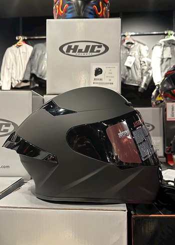 Mat Siyah Motosiklet Kaskı - Görsel 5