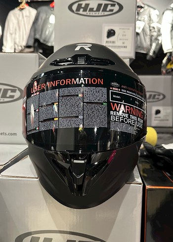 Mat Siyah Motosiklet Kaskı - Görsel 2