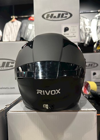 Mat Siyah Motosiklet Kaskı - Görsel 4