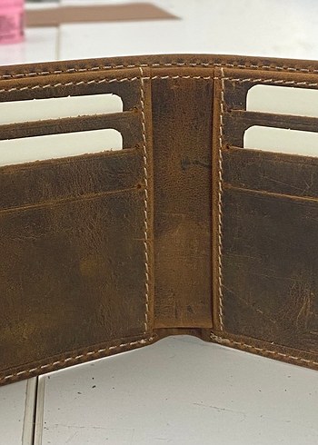 Hakiki deri  Minimalist Erkek Cüzdanı - Görsel 19