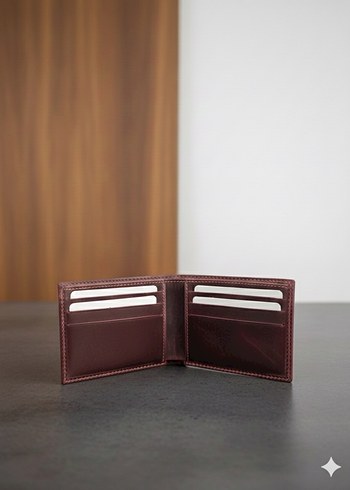 Hakiki deri  Minimalist Erkek Cüzdanı - Görsel 2