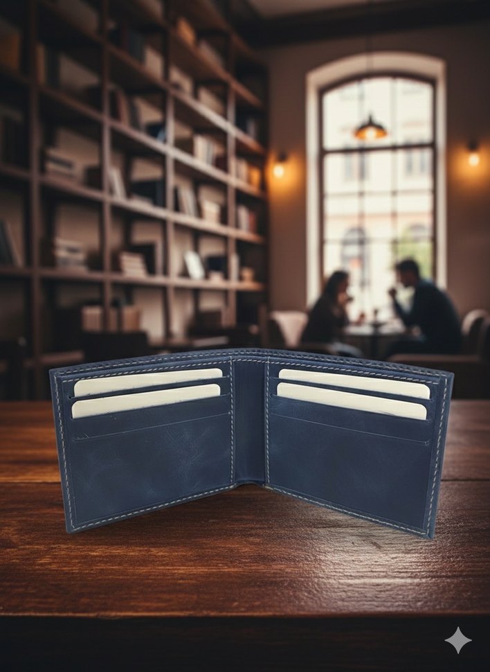 Hakiki deri  Minimalist Erkek Cüzdanı - Görsel 4