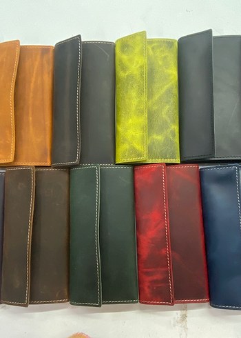 Deri Fermuarlı Tütünlük sigara kılıfı - Görsel 7