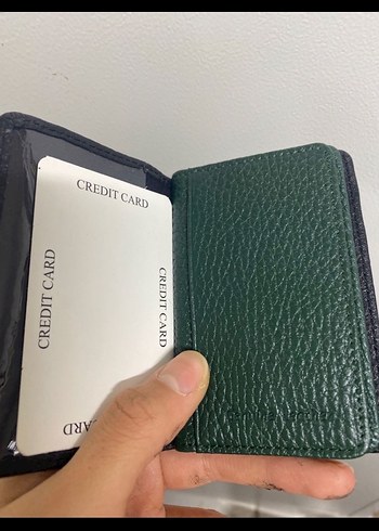 Tergan Siyah Erkek Deri Cüzdan - Görsel 3