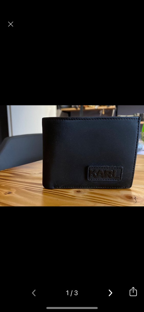 Karl siyah Erkek İş Cüzdanı - Görsel 3