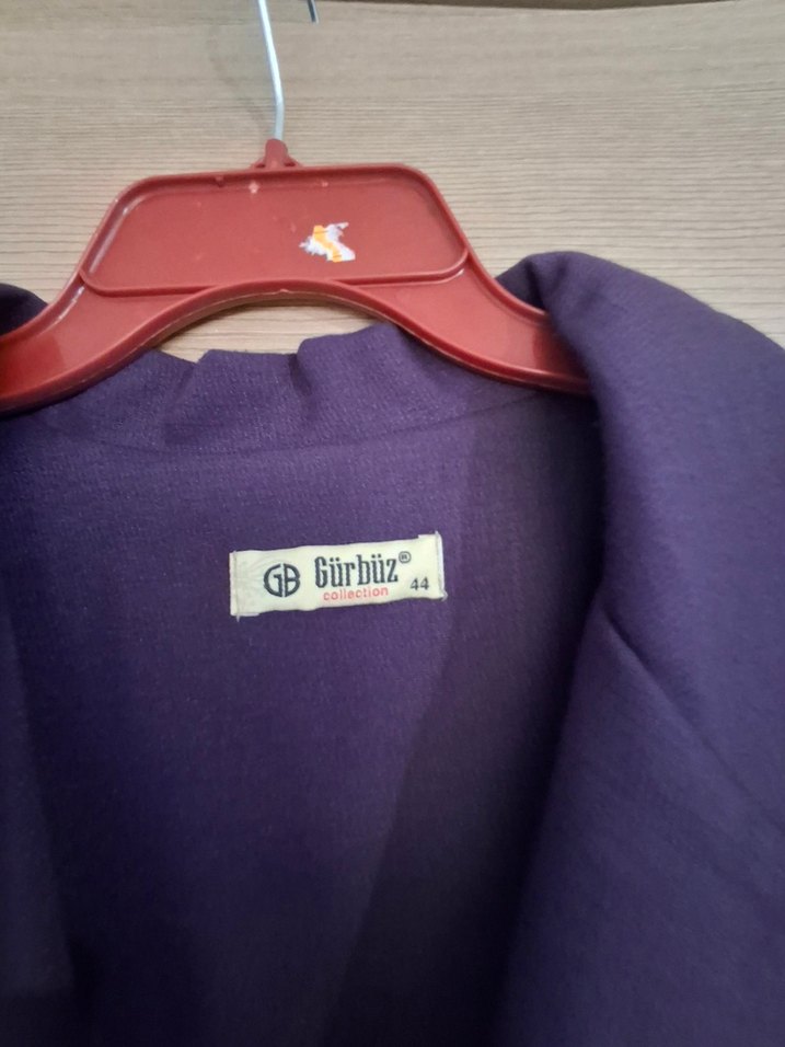 Uzun Mor Kolsuz şifon yelek - Görsel 2