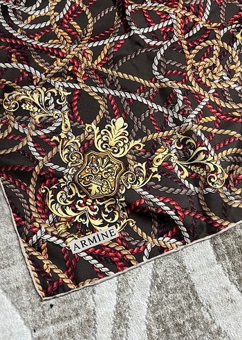 Zincir Detaylı Çok Renkli Bohem Kadın eşarp - Görsel 3