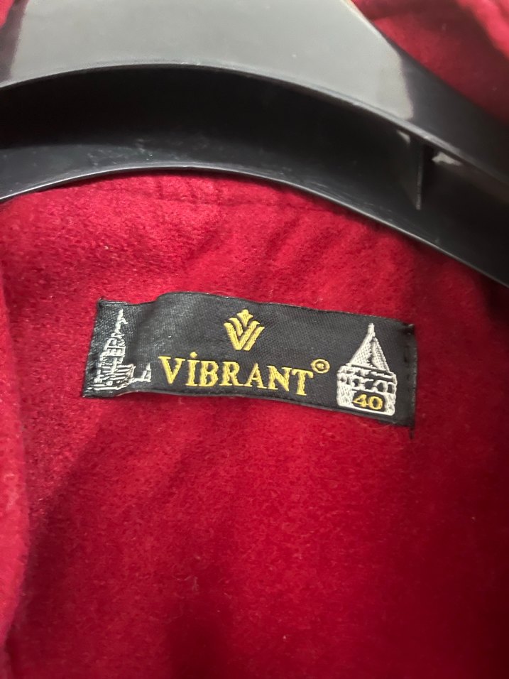 Bordo Kadın Kaban - Görsel 4