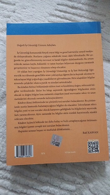 İş sağlığı ve güvenliği uzmanlığı sınava hazırlık kitabı  - Görsel 2