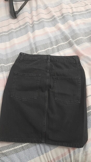 Siyah mini kot etek - Görsel 5