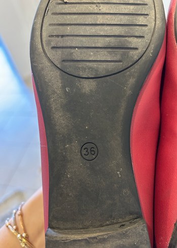 Bordo Kırmızı Fiyonklu Kadın Babet - Görsel 4