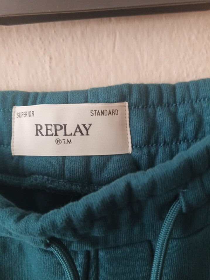 replay Erkek Turkuaz Rahat Kesim Eşofman Altı - Görsel 2