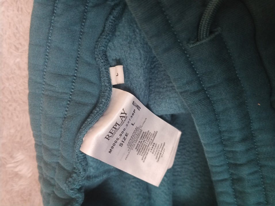 replay Erkek Turkuaz Rahat Kesim Eşofman Altı - Görsel 5